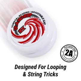 Yomega Raider Ex yoyo professional yoyo designed for looping tricks, the best performance answer for 2A players. (white)