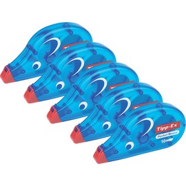 Tipp-Ex Pocket Mouse Correction Roller with Tape Protection Cap 10 m x 4.2 mm Pack of 5