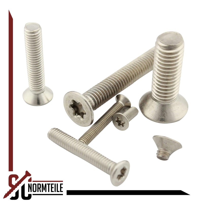 Countersunk Screws with Hexalobular Socket (TX) – M5 x 30