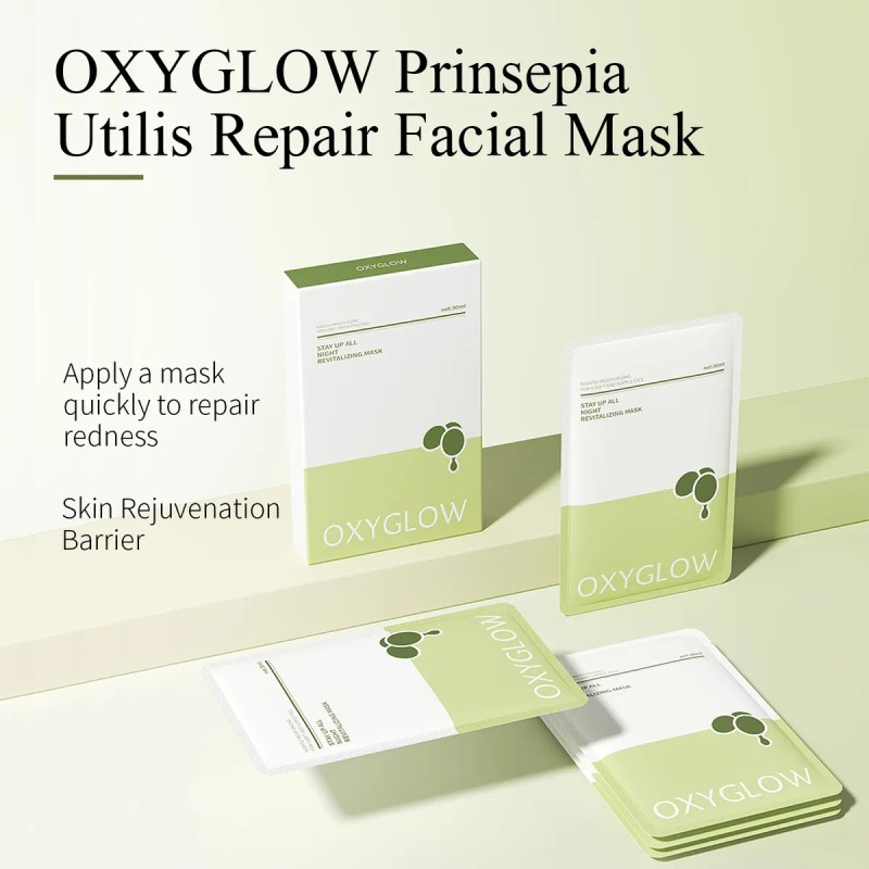 Mascarilla Facial Reparadora Aceite Prinsepia