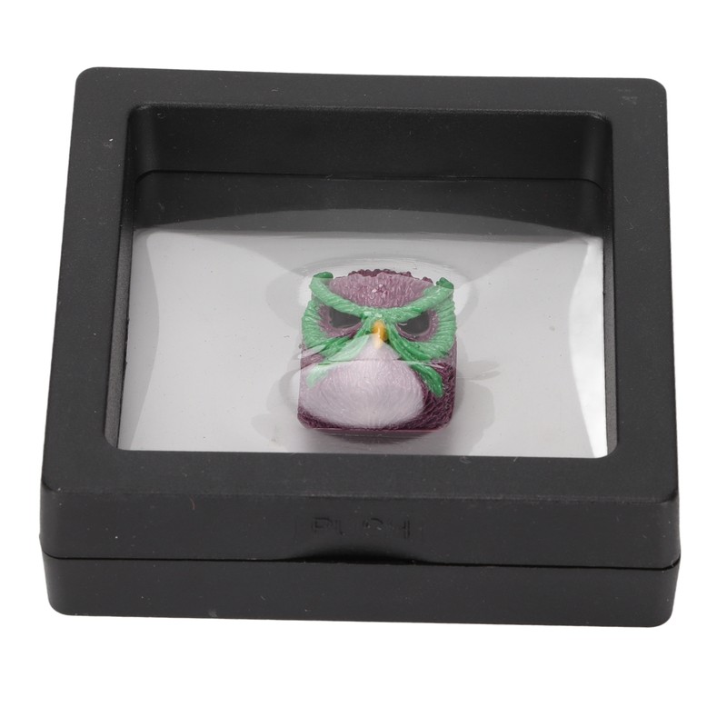 Custom Keycap Hand Carved Owl Pattern OEM R4 Gaming Resin