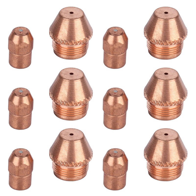 10 Set Plasma Cutter Consumables Electrode Tip Kit Nozzle Torch
