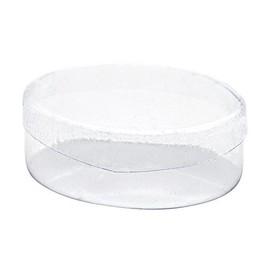 MyTinyWorld 2 x Dolls House Miniature Clear Oval Boxes
