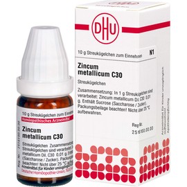 DHU Zincum Metallicum C30 Spreading Balls 10 g Globules