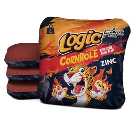 Cornhole Bags by Logic Hot Chips Design, ACL PRO & COMP Approved, Multiple Series, Regulation Size & Weight (ZINC-L - 4.5/9 ACL PRO)