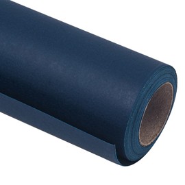 RUSPEPA Navy Blue Kraft Paper Roll - 18 inches x 100 feet - Recyclable Paper Perfect for for Crafts, Art, Wrapping, Packing, Postal, Shipping, Dunnage & Parcel