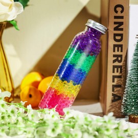 Floral Water Pearls Gel Soil Water Crystal Beads Jelly Water Pearl Vase Filler, 20000 Packs (Yellow)