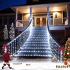JMEXSUSS 2 Pack 100 LED Solar Rope Lights,33ft 8 Modes