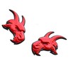 Pair Custom Head Emblems 3D Badges Replacement for TRX Ram