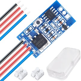 Youmile LED light Driver board DC 5-24V 30W PWM LED dimming control Module fast and slow gradually brightening respiratory blinking function Adjustable three modes,with housings crimp terminal