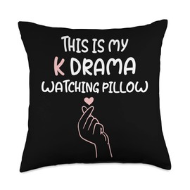 K-Drama Korean Drama Lover, This Is My K Drama Watching Throw Pillow