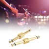 2PCS 6.35mm Effect Adapter Connector Noise Reduction Guitar Pedal Coulper