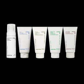 Innisfree [이니스프리]이니스프리 클렌징 폼 (그린티 아미노 수분/올리브 비타민 E 리얼/화산송이 바하 모공 클렌징폼/비자 트러블 클렌징폼/포레스트 포맨 쉐이빙 & 클렌징 폼/애플씨드 버블 클렌저) [Innisfree] Innisfree Cleansing Foam (Green Tea Amino Hydrating / Olive Vitamin E Real / Volcanic Pore BHA Cleansing Foam / Bija Trouble Cl