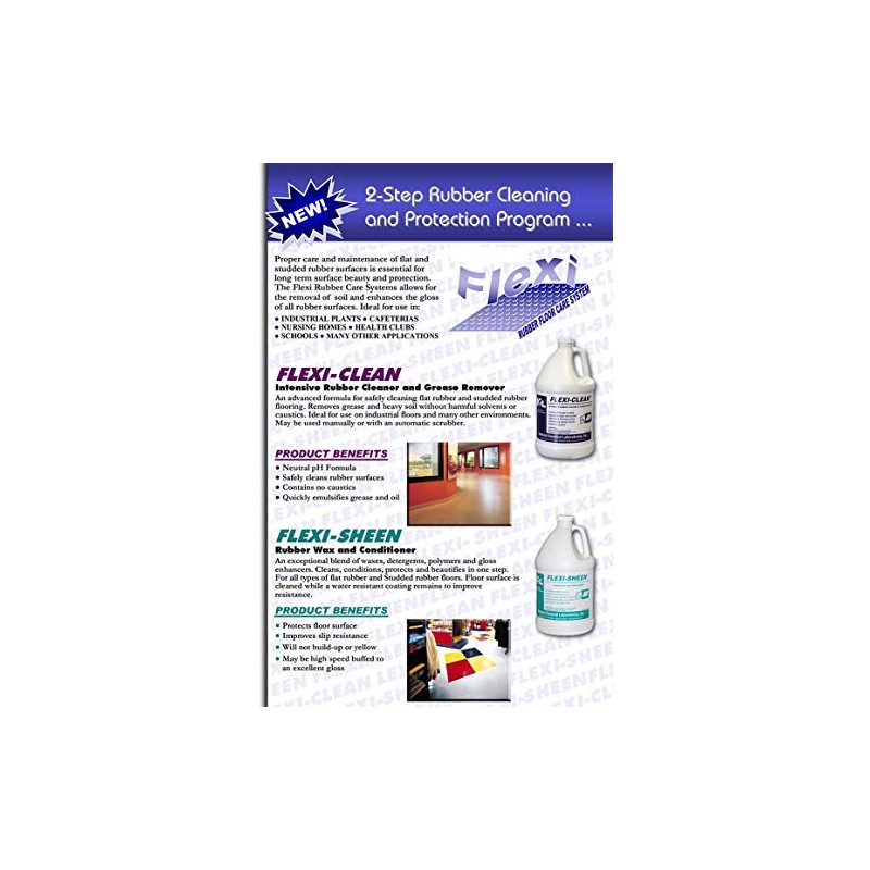 NCL Flexi-Sheen Rubber Floor Wax & Conditioner 1 GAL