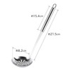 Wahei Freiz G-Cook GC-033 Stainless Steel Perforated Ladle, Dishwasher Safe