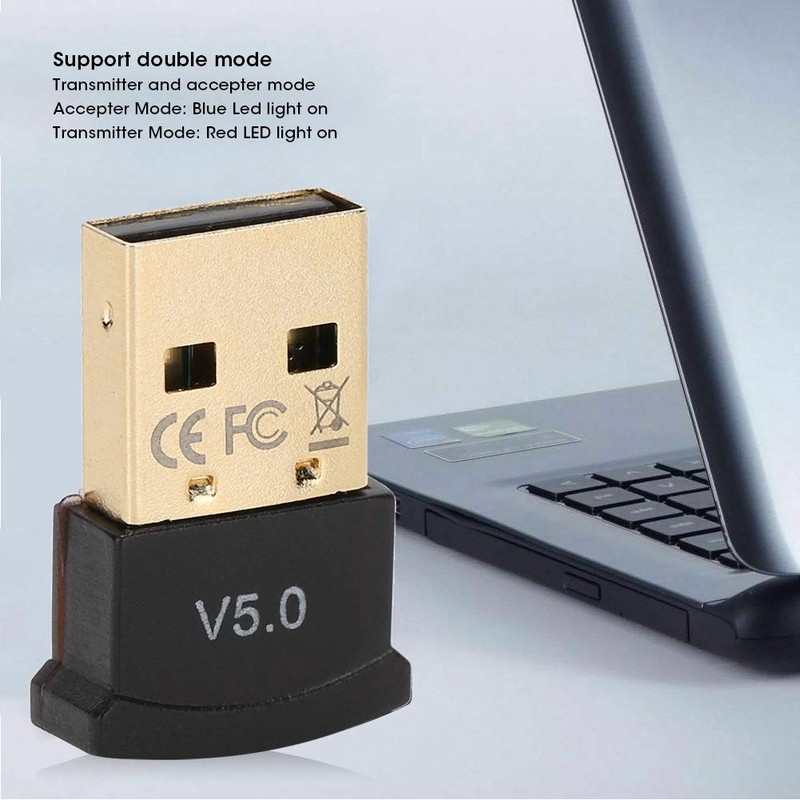 Bluetooth 5.0 Receiver, Portable and Lightweight Wireless Audio Emitter and