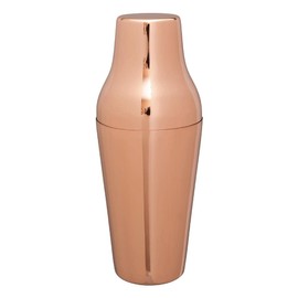 Copper Cocktail Shaker 600ml 220x91mm Drink Bar Mixer Restaurant Commercial