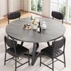 Jocoevol 51“ Round Kitchen Dining Room Table for 6-8, Circle
