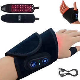 Neroos Flow Carpal Tunnel, 660nm+880nm Light, 3 Heat Levels, Touch Auto-Off