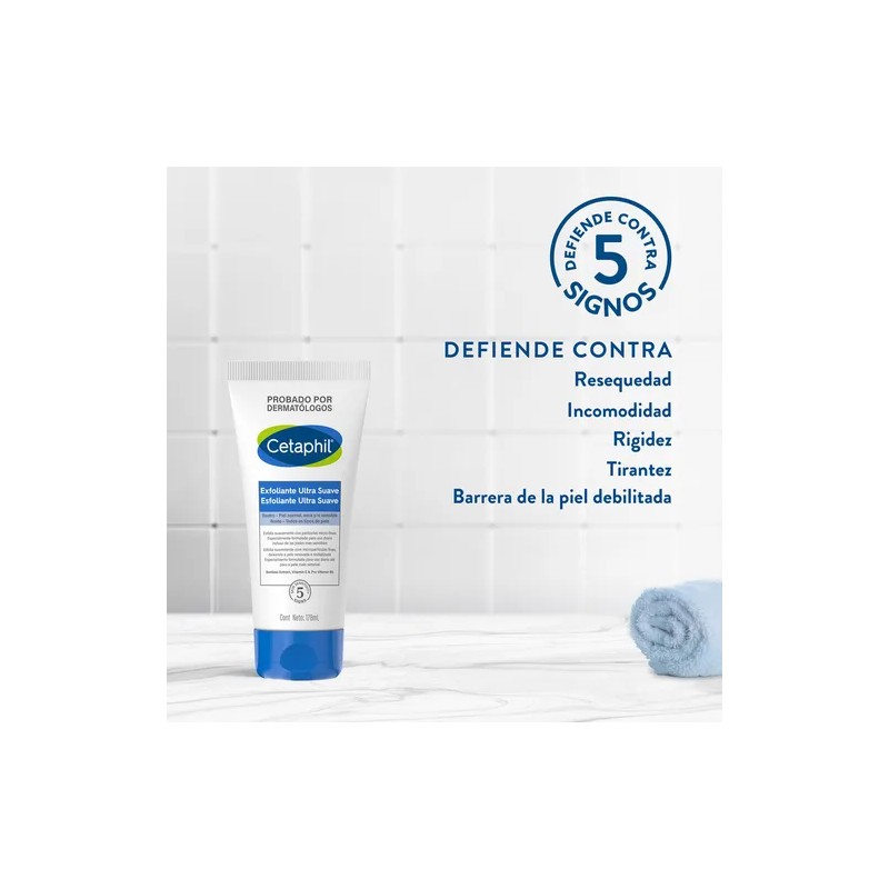 Cetaphil Exfoliante Ultra Suave Diario 178g - Micropartículas para Piel