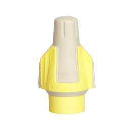 Ideal Electrical Twister Proflex Plus (30-1345) Tan/Yellow Wire Connector, Jar of 500 — Smooth Twist-On Wire Nuts for Wiring 3-Way Switches, GFCI Outlets, and More