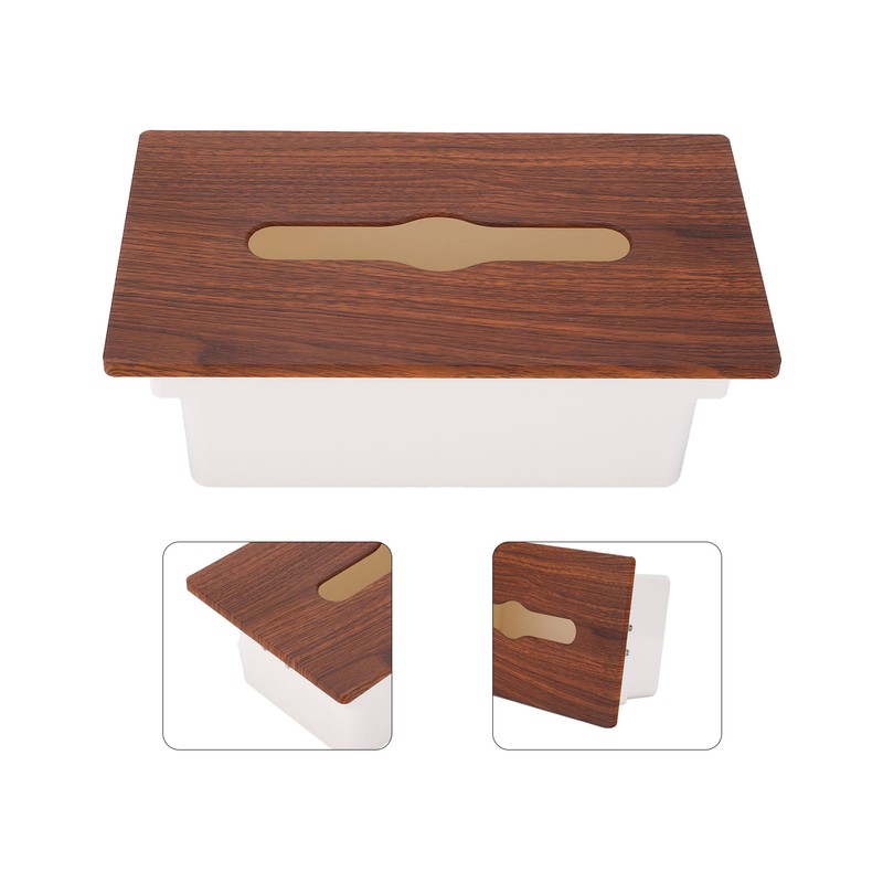 Tissue Box Large Capacity Recessed Mount Toilet Paper Dispenser for