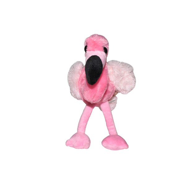 Wild Republic Flamingo Plush, Stuffed Animal, Plush Toy, Gifts for Kids, Hug’Ems 7"
