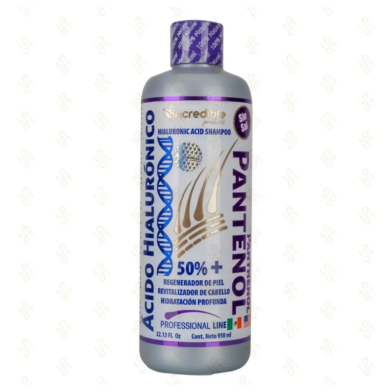 Shampoo Sin Sal Regenerador E Hidratante Para El Cabello