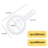 Sieb Fein,2 Pcs Sieb Kunststoff Feines Sieb mit Griff Nylon