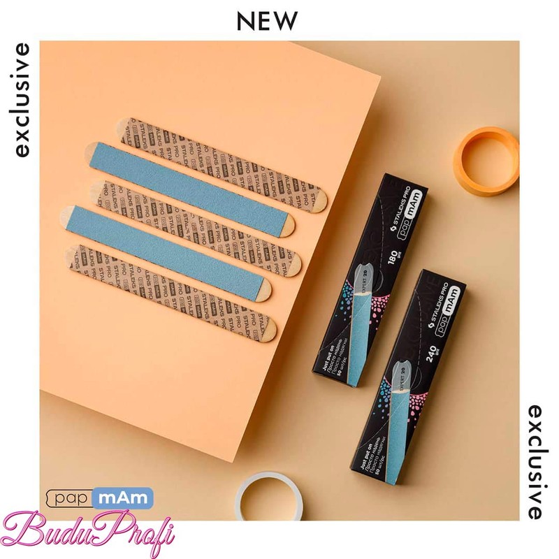 VJ Base 50 x Wooden Nail File Straight for File