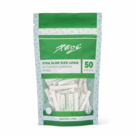 50-250 PURIZE XTRA Slim Size Long 6 mm Activated Carbon Filter Joint Filter (1 x 50)