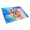 Caroline's Treasures DAC2540LCB Pomeranian Hippie Dawg Glass Cutting Board Large