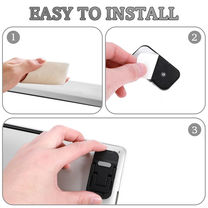 2Pcs Keyboard Riser, Portable Computer Keyboard Stand Self Adhesive Laptop