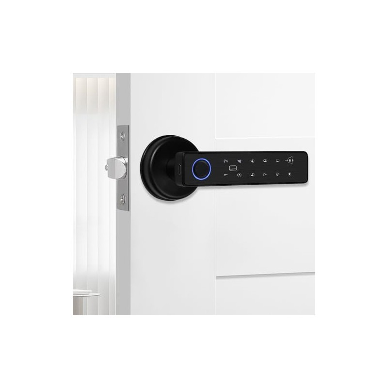 OBO HANDS Smart Door Lock with Fingerprint, RFID Card, Password