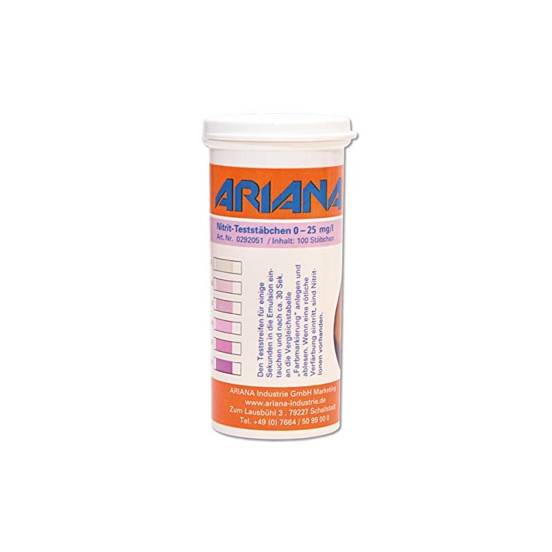 Ariana – Spare Nitrite Test Strips 100 Pieces