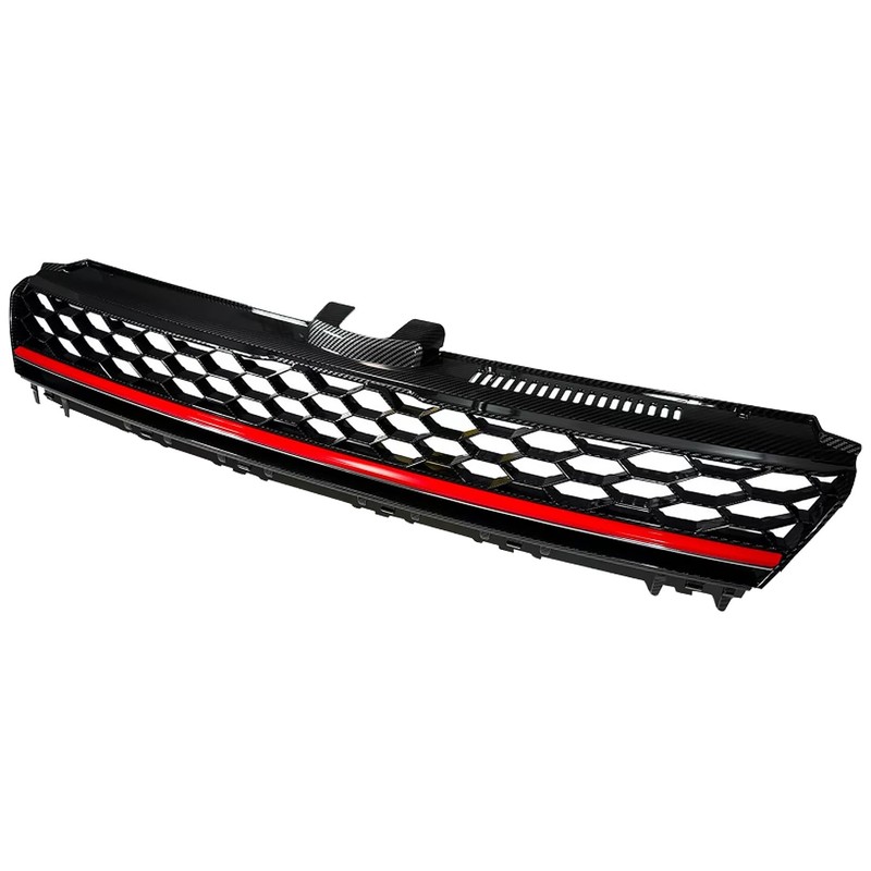 BST BSSP Front Bumper Upper Grille Carbon Fiber Print Finish