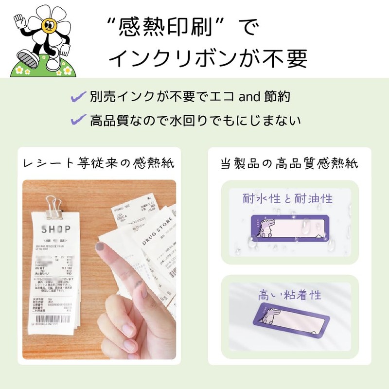 RetRoll New 1 Label Printer, Smartphone Label Writer, Smartphone Compatible,