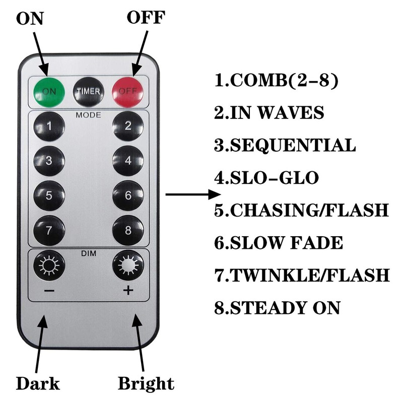 AWQ 200 LED 66 FT Copper Wire String Lights 8