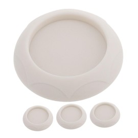 Kisangel 4pcs Baby Gate Wall Protector Cups for Child Pressure Mounted Stair Safety Protect Walls Doorways from Pet Dog Gates White