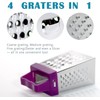 3Pcs Mini Cheese Grater, Professional Box Grater, Stainless Steel with