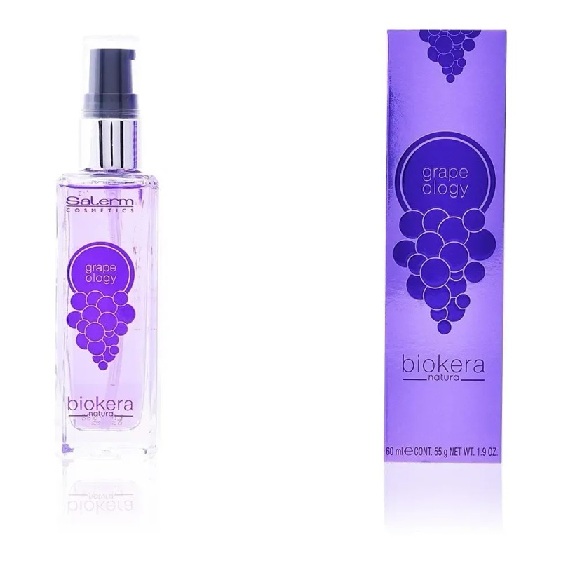 Aceite Capilar Salerm Biokera Grapeology de 60 mL Para Hidratación