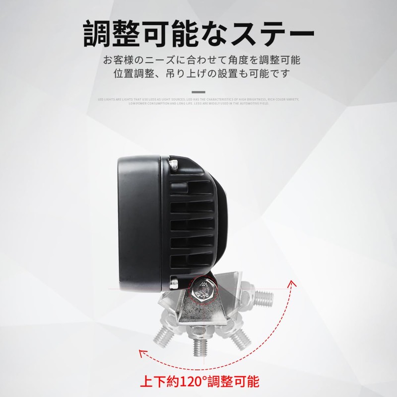 msm8330-os30 LED Work Light, Compact, Compact, Square, 30W, Road Light,