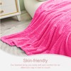 Exclusivo Mezcla Large Flannel Fleece Throw Blanket, 127x178 CM Sofa