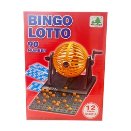 SHINE Bingo 90 Number Game Family Game 2 Player with Cards Traditional Bingo Game