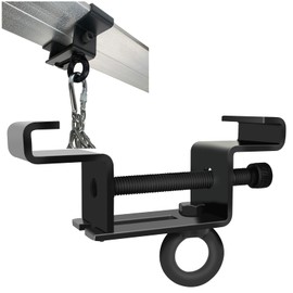 Punching Bag Hanger，Heavy Bag Mount，Heavy Bag Hanger，Heavy Bag Wall Mount，Boxing Bag Hanger，I Beam Clamp，Used for Boxing Bag Training (Equipped with Hexagonal Tools) Max Load 970Pound