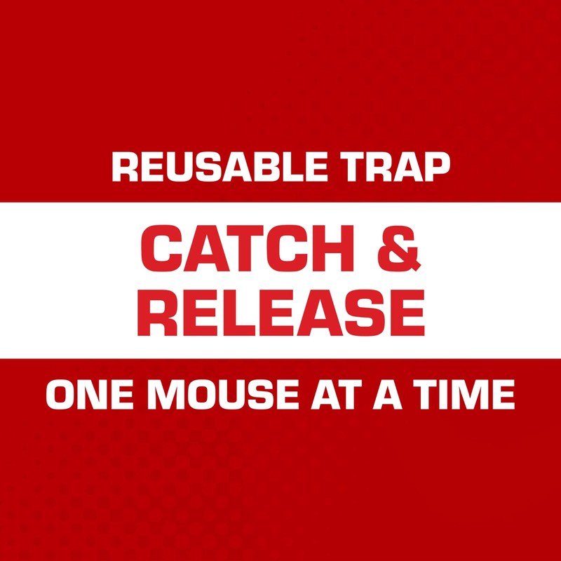 Tomcat Live Catch Mouse Trap (Single Catch), 1 Trap