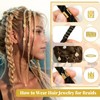 GHVACZS Pack of 290 dreadlocks jewellery, 11 styles hair beads