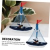 Operitacx Sailing Ship Model Decorative Sailboat Craft for Home Fish