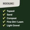 Rocklin™ Lawn Leveling Rake – 22” x 10” Stainless Steel