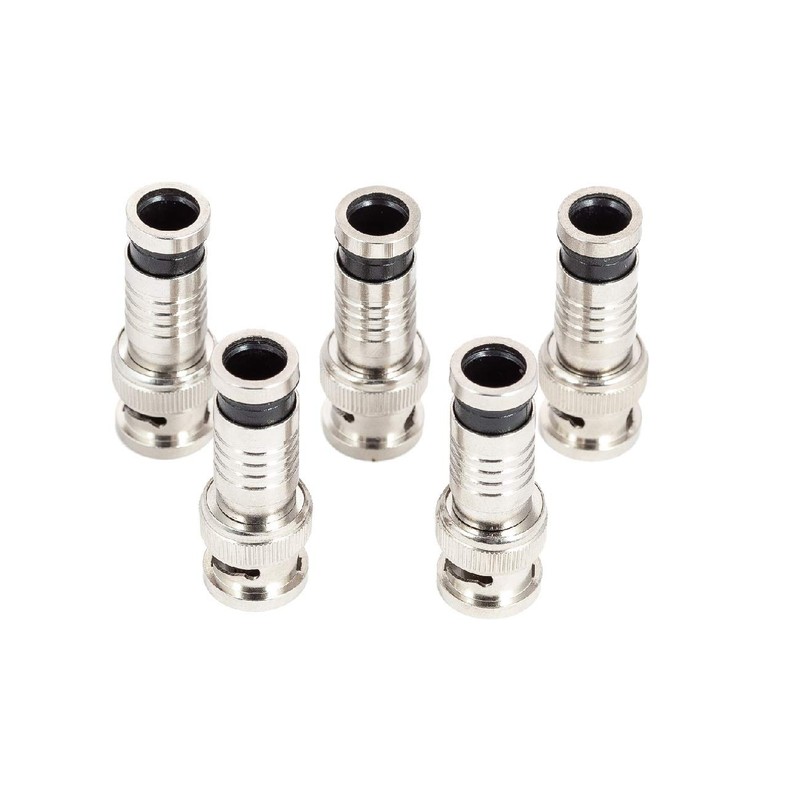 RG6 BNC Connectors, Ancable 5-Pack RG6 BNC Compression Connector for